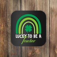 Lucky To Be A Teacher St Patricks Day Coaster thumb 0