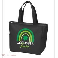 Lucky To Be A Teacher St Patricks Day Tote Bag thumb 3