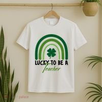 Lucky To Be A Teacher St Patricks Day T-Shirt thumb 2
