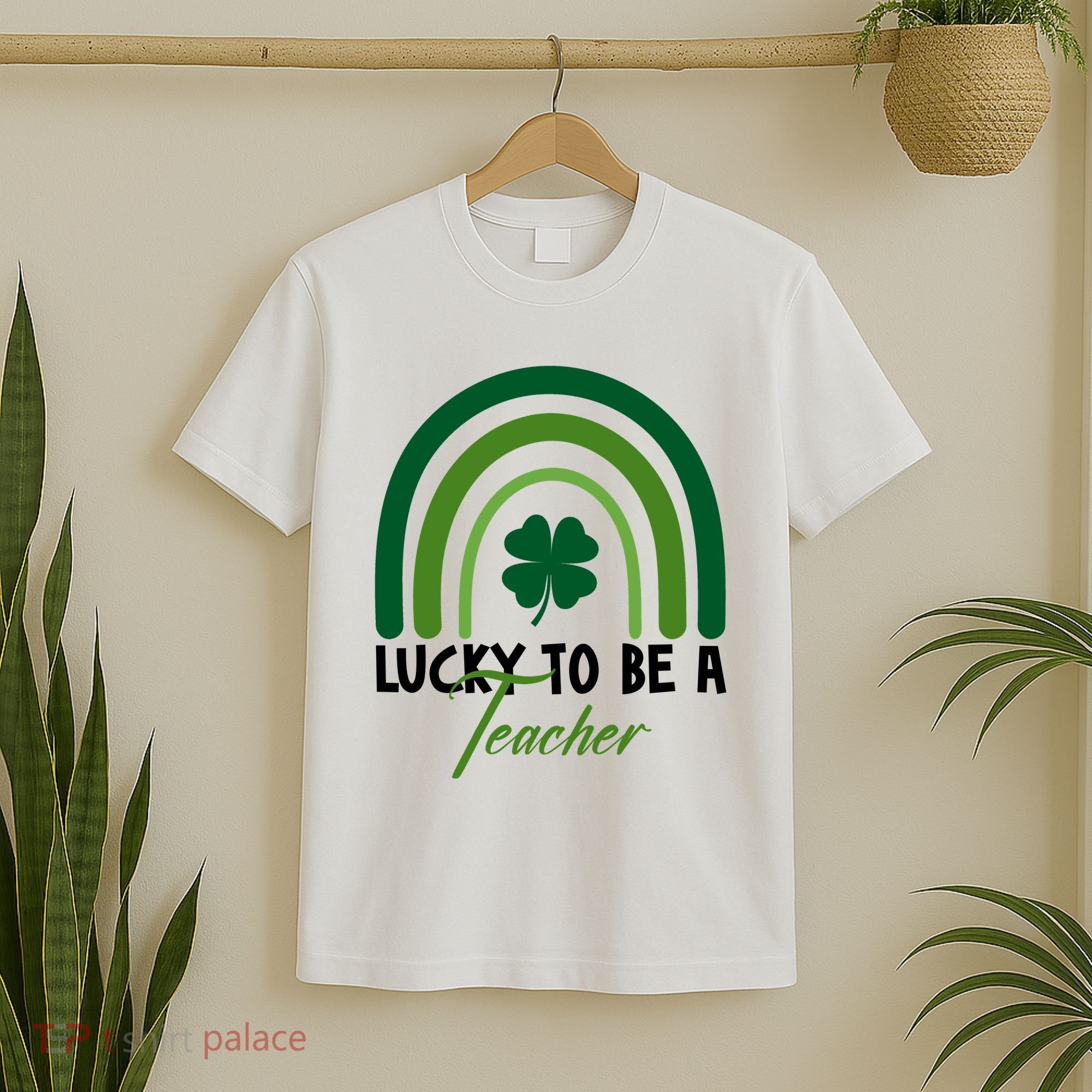 Lucky To Be A Teacher St Patricks Day T-Shirt