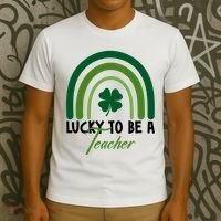 Lucky To Be A Teacher St Patricks Day T-Shirt thumb 3
