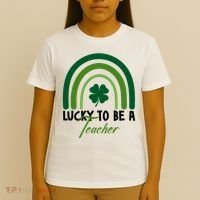 Lucky To Be A Teacher St Patricks Day T-Shirt thumb 4