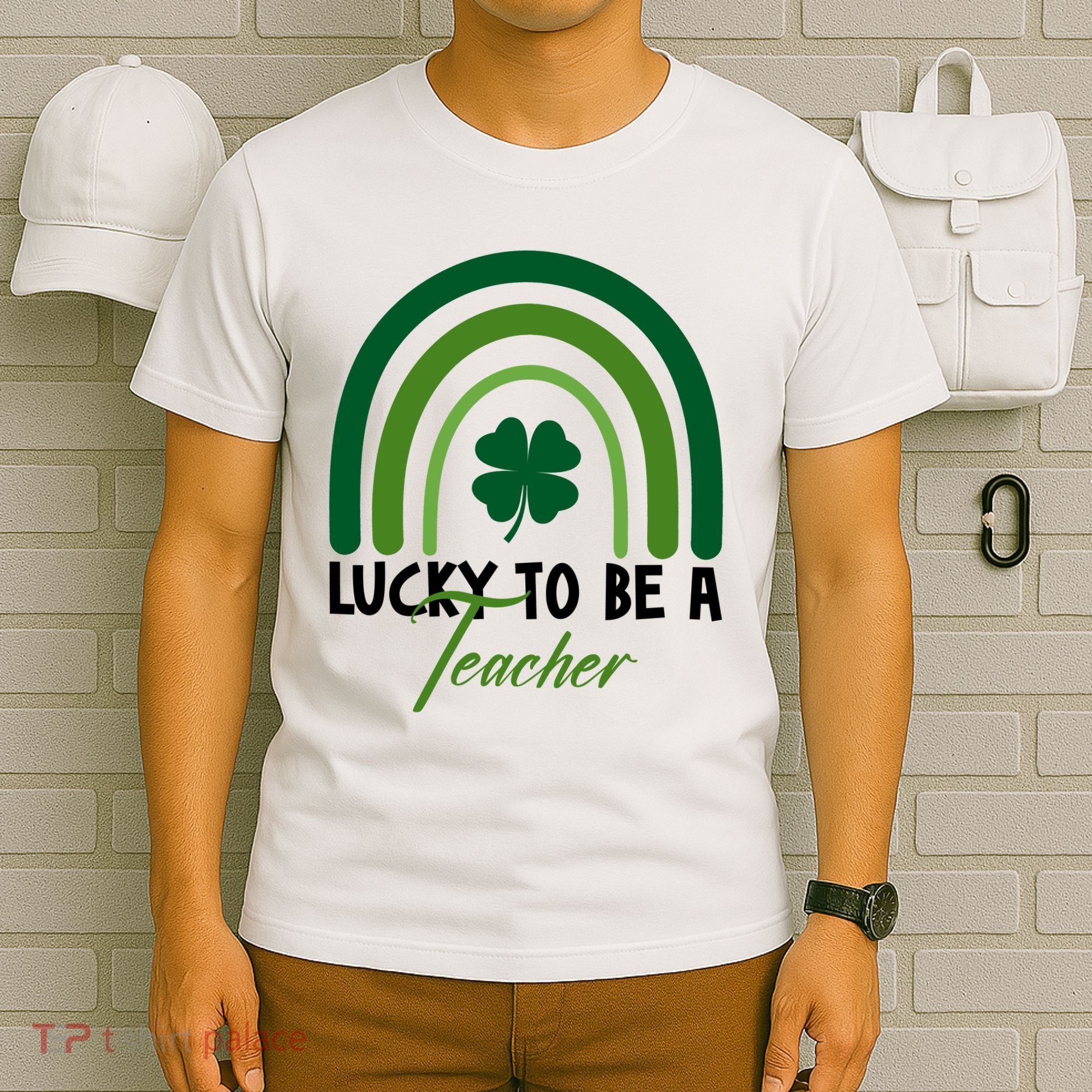 Lucky To Be A Teacher St Patricks Day T-Shirt