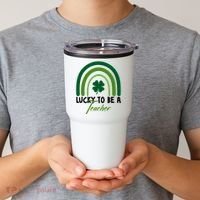 Lucky To Be A Teacher St Patricks Day Tumbler thumb 2