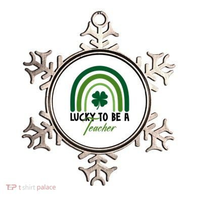 Lucky To Be A Teacher St Patricks Day Ornament