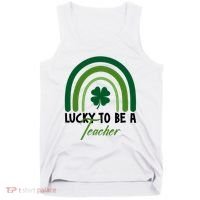 Lucky To Be A Teacher St Patricks Day Tank Top thumb 0