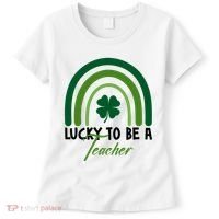 Lucky To Be A Teacher St Patricks Day Women's T-Shirt thumb 0