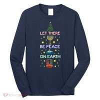 Let There Be Peace On Earth, Jewish Christmas Hanukkah Tees Long Sleeve Shirt thumb 0