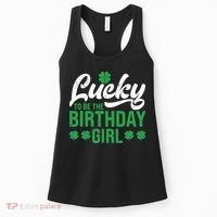 Lucky To Be The Birthday  St Patrick's Day Irish Cute Women's Tank Top thumb 0