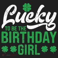 Lucky To Be The Birthday  St Patrick's Day Irish Cute Golf Towel thumb 3