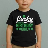 Lucky To Be The Birthday  St Patrick's Day Irish Cute Toddler T-Shirt thumb 2