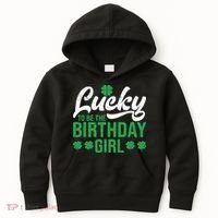 Lucky To Be The Birthday  St Patrick's Day Irish Cute Kids Hoodie thumb 0