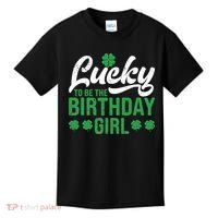 Lucky To Be The Birthday  St Patrick's Day Irish Cute Kids T-Shirt thumb 0