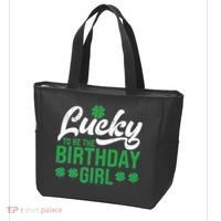 Lucky To Be The Birthday  St Patrick's Day Irish Cute Tote Bag thumb 3