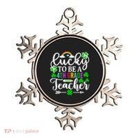 Lucky To Be A 4th Grade Teacher Gift Funny St Patricks Day Funny Gift Ornament thumb 0