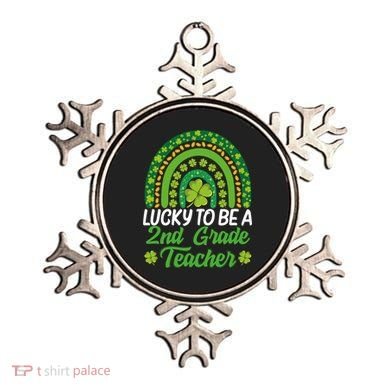 Lucky To Be 2nd Grade Teacher Rainbow St PatrickS Day Meaningful Gift Ornament