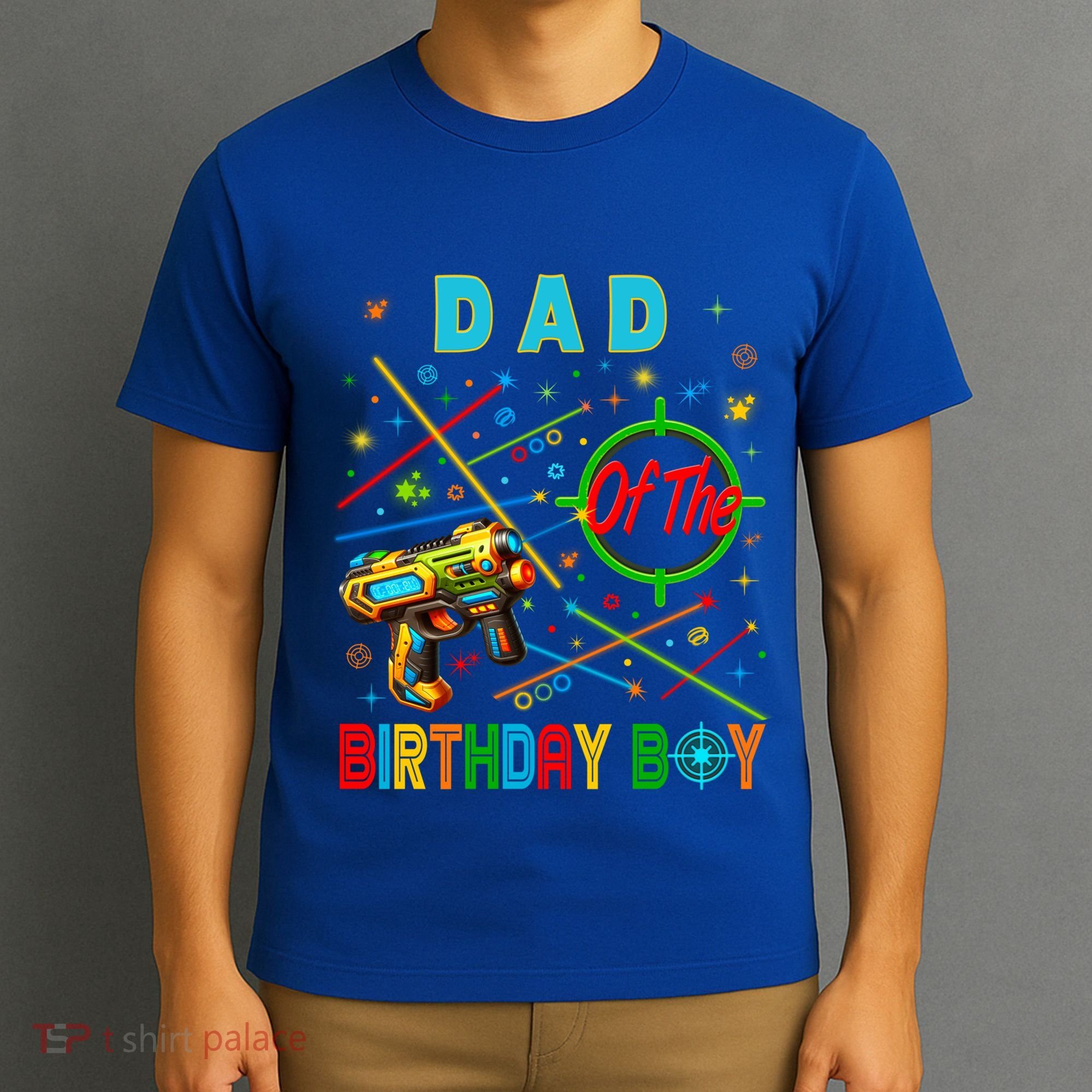 Laser Tag Birthday Group Game On Gift T-Shirt