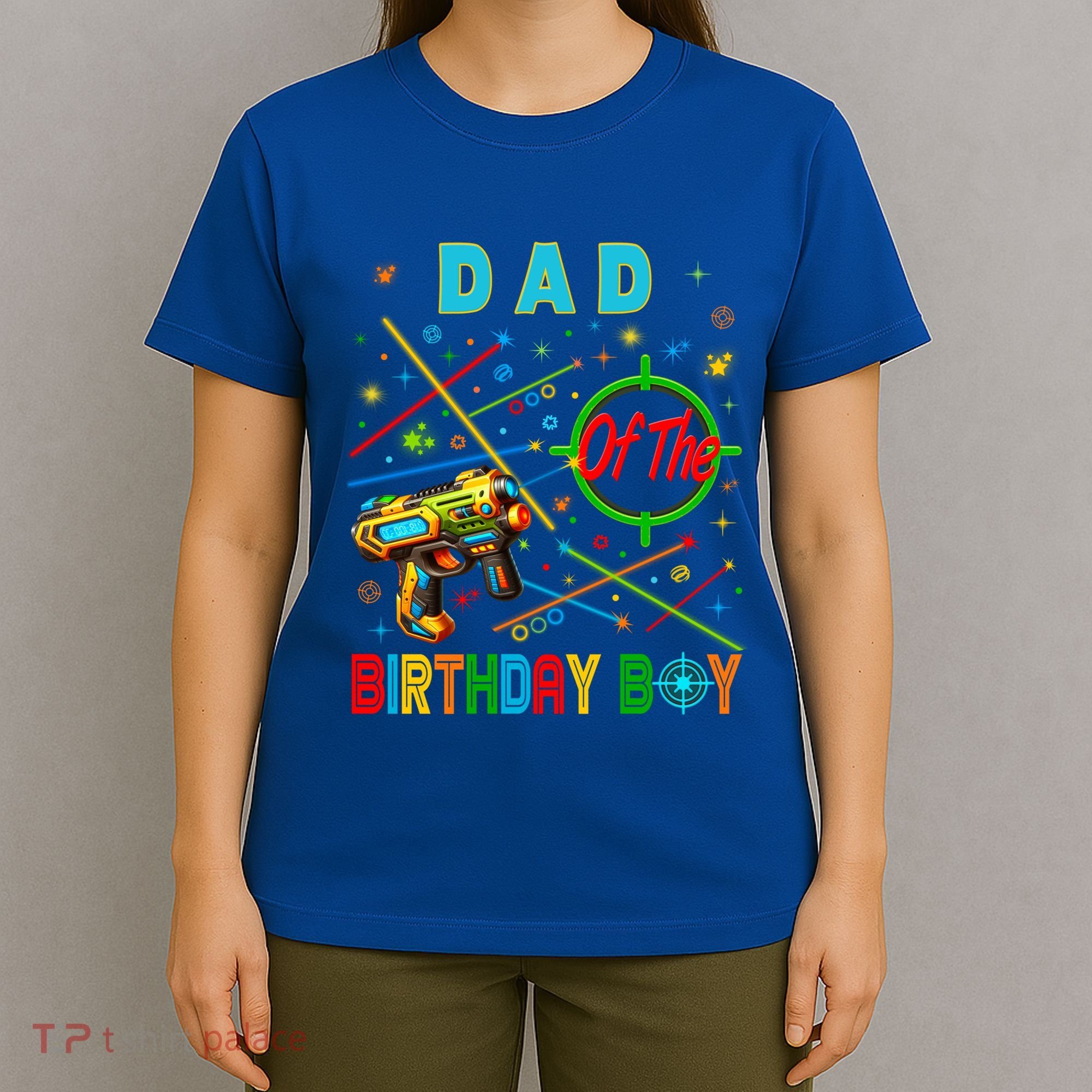 Laser Tag Birthday Group Game On Gift T-Shirt