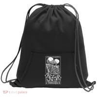 LAmoureux Tarot Card Skeleton Kissing Aesthetic Mystical Sweatshirt Cinch Pack Bag thumb 0