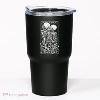LAmoureux Tarot Card Skeleton Kissing Aesthetic Mystical Tumbler thumb 0