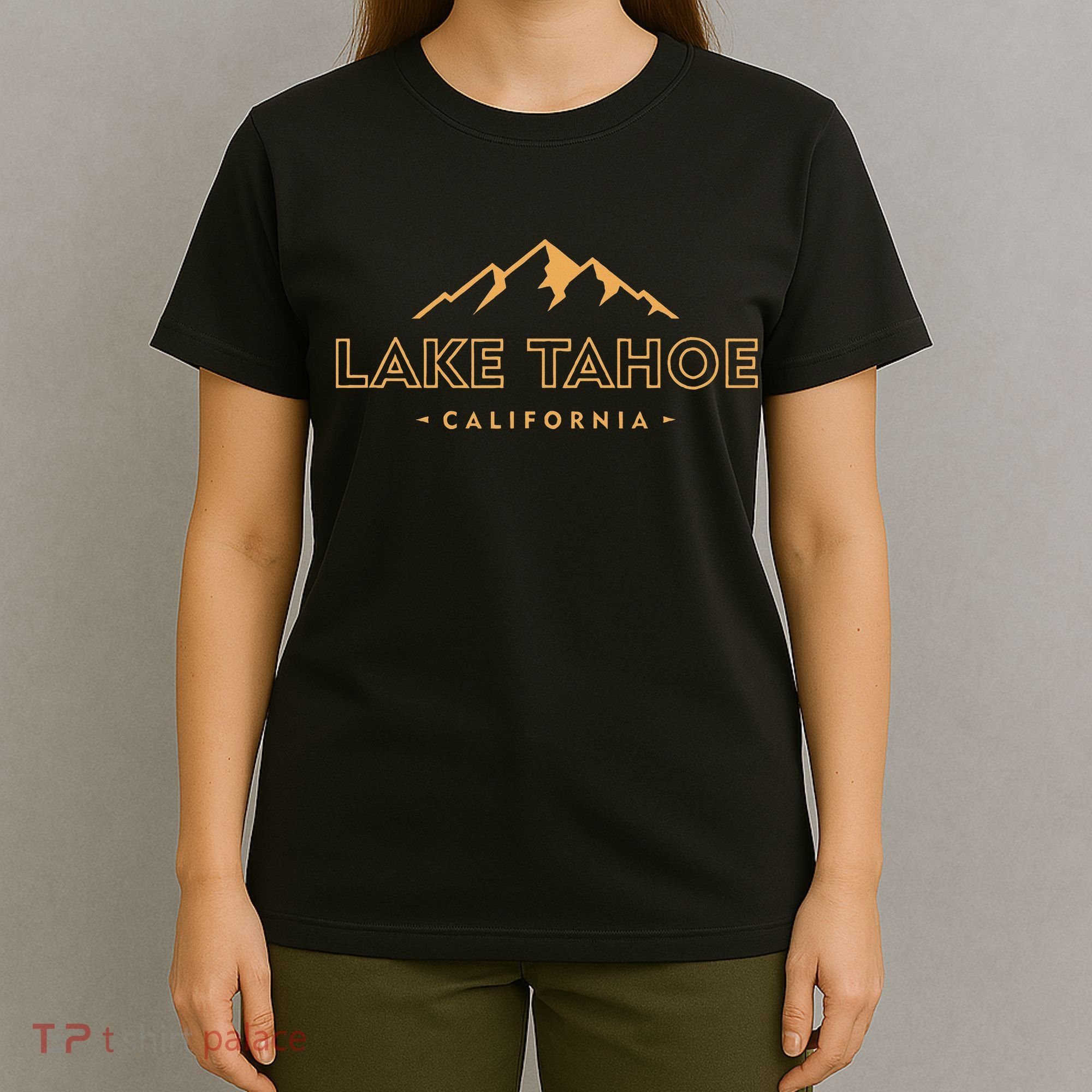 Lake Tahoe California Retro Mountain Souvenir T-Shirt