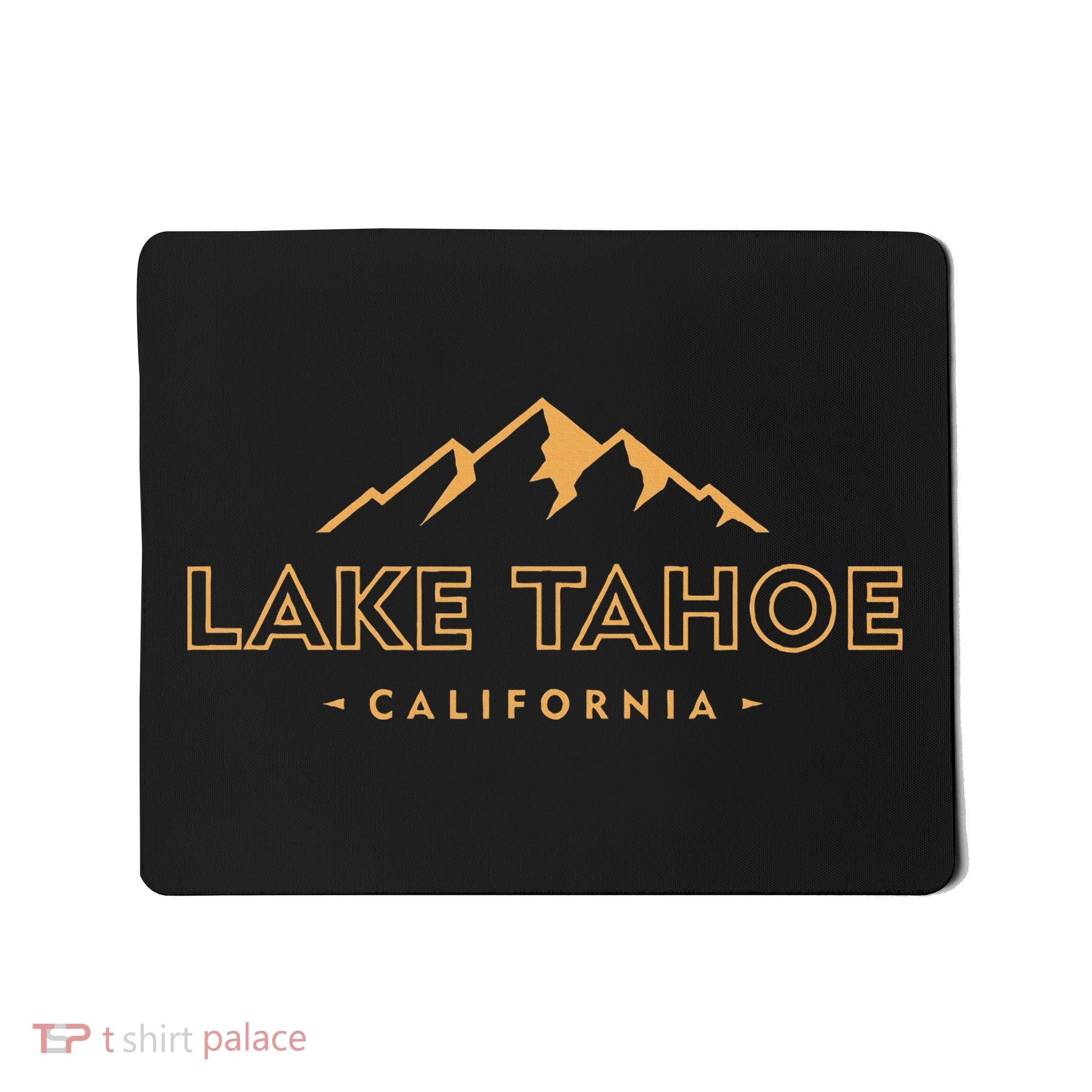 Lake Tahoe California Retro Mountain Souvenir Mousepad