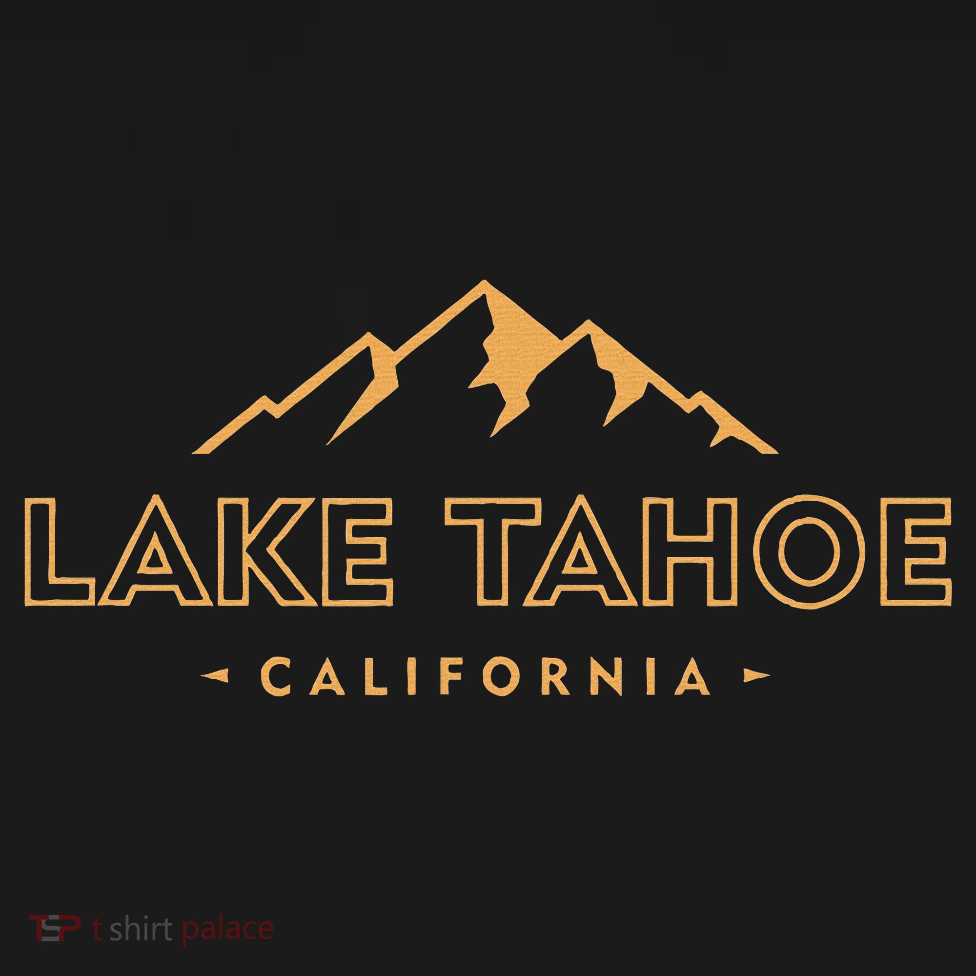 Lake Tahoe California Retro Mountain Souvenir Mousepad