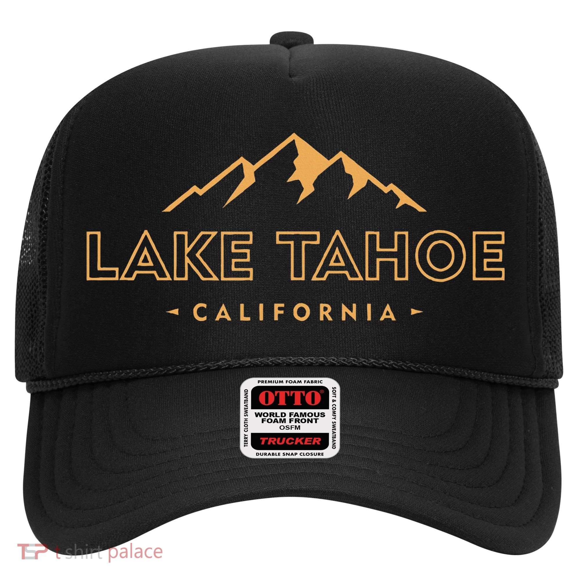 Lake Tahoe California Retro Mountain Souvenir Hat
