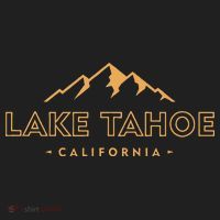 Lake Tahoe California Retro Mountain Souvenir Golf Towel thumb 3
