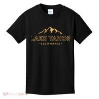 Lake Tahoe California Retro Mountain Souvenir Kids T-Shirt thumb 0