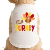 Little Turkey Cute Thanksgiving Holiday Doggie Tank thumb 0