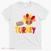 Little Turkey Cute Thanksgiving Holiday T-Shirt thumb 0