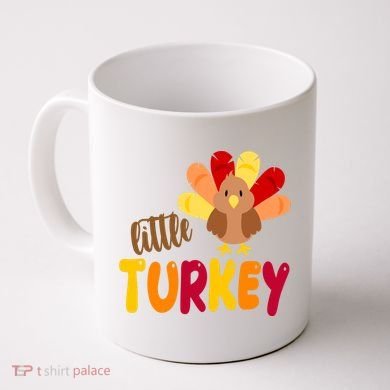Little Turkey Cute Thanksgiving Holiday Coffee Mug