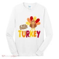 Little Turkey Cute Thanksgiving Holiday Tall Long Sleeve Shirt thumb 0