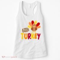Little Turkey Cute Thanksgiving Holiday Women's Tank Top thumb 0