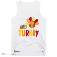 Little Turkey Cute Thanksgiving Holiday Tank Top thumb 0