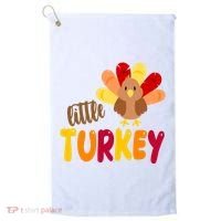 Little Turkey Cute Thanksgiving Holiday Golf Towel thumb 0