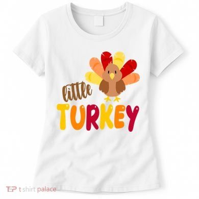 Little Turkey Cute Thanksgiving Holiday Women's T-Shirt