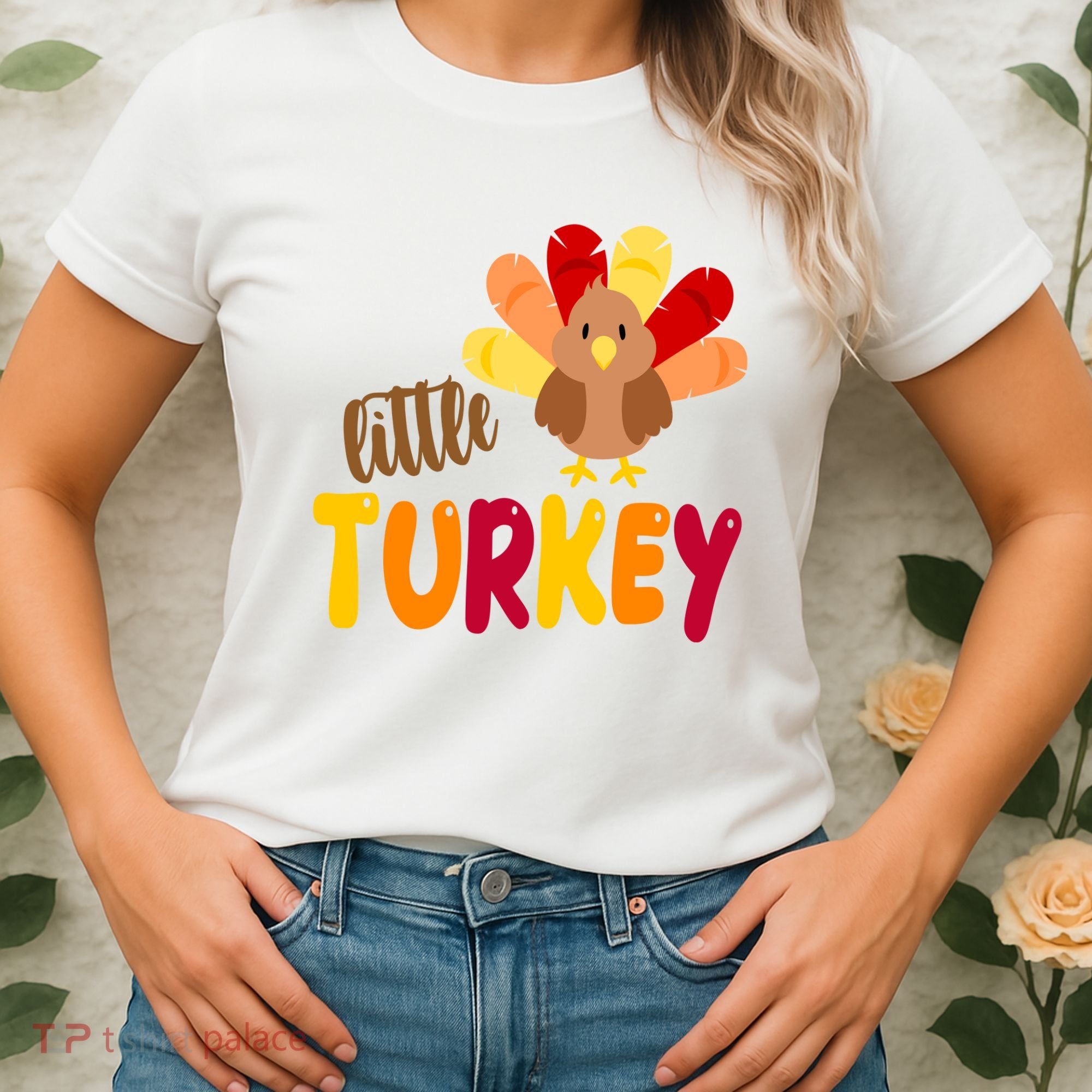 Little Turkey Cute Thanksgiving Holiday Women's T-Shirt