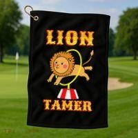 Lion Tamer Costume Circus Themed Birthday Party Golf Towel thumb 1