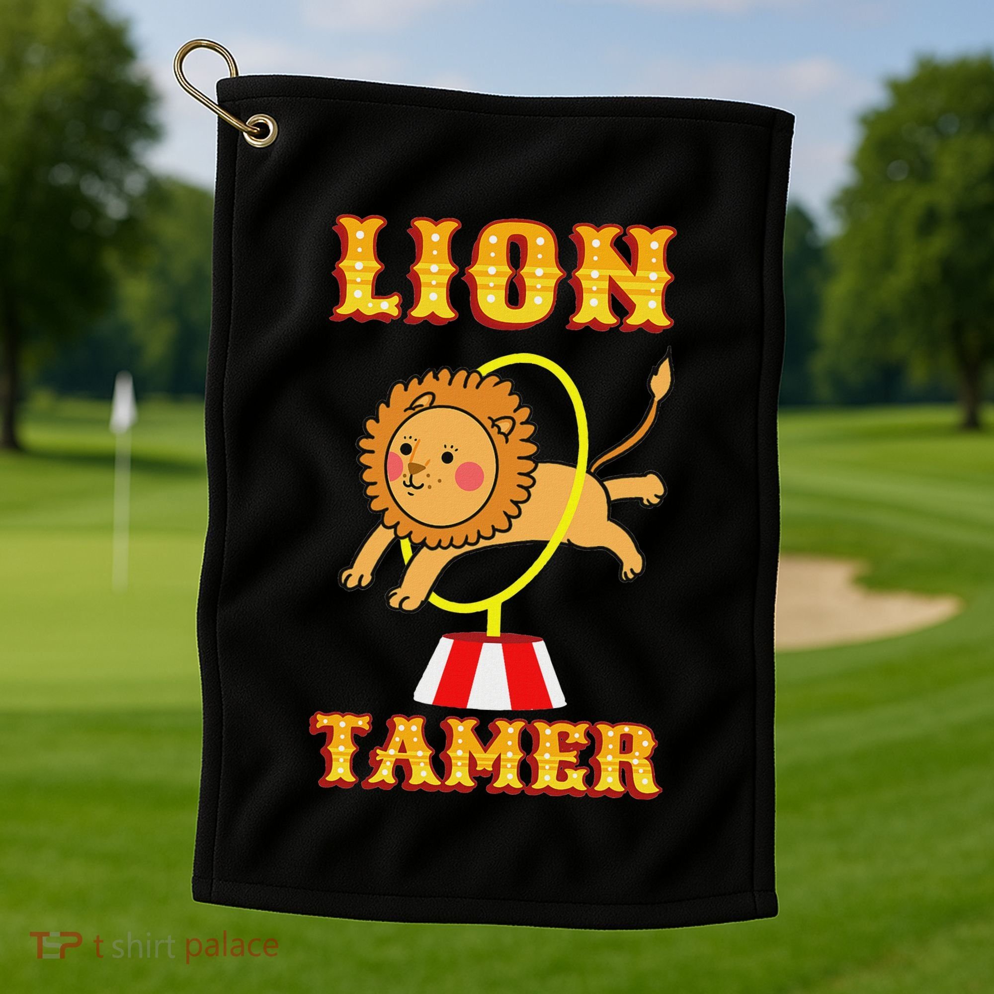 Lion Tamer Costume Circus Themed Birthday Party Golf Towel