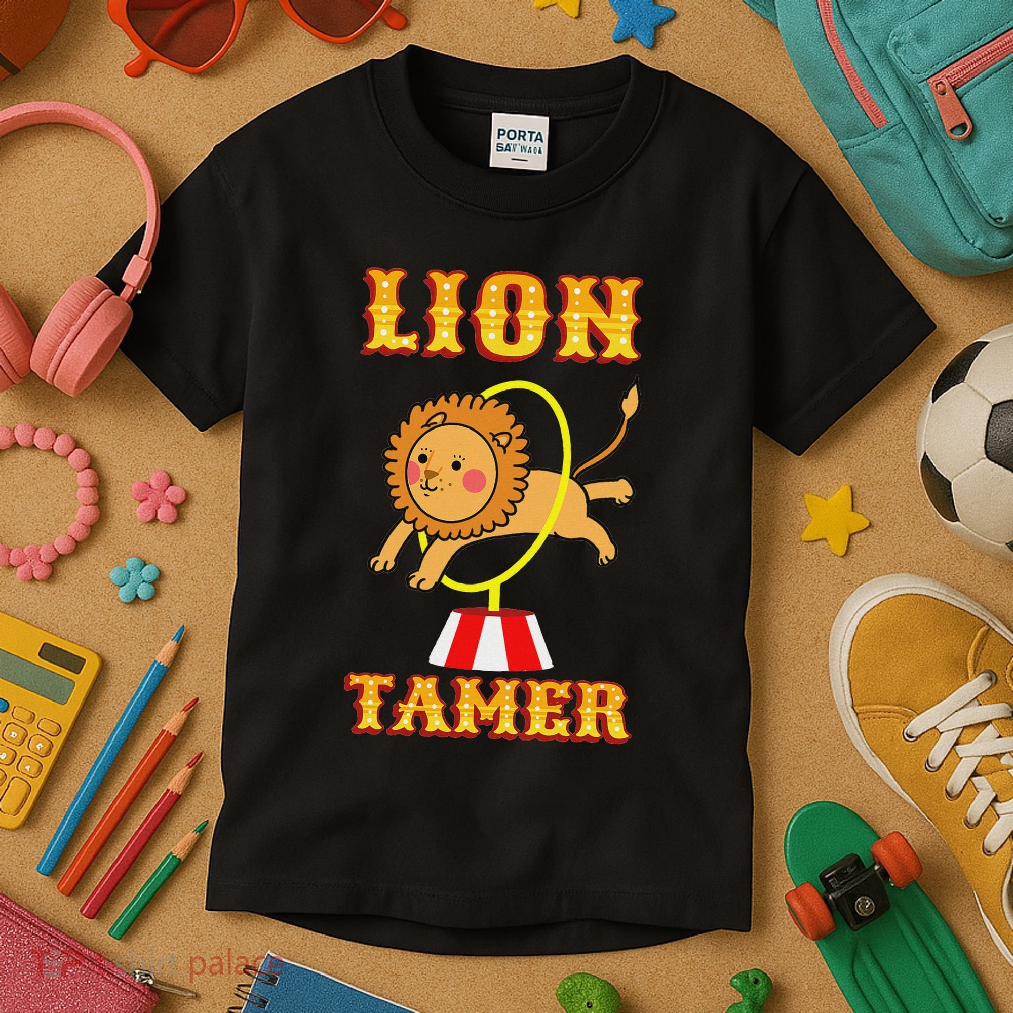 Lion Tamer Costume Circus Themed Birthday Party Kids T-Shirt