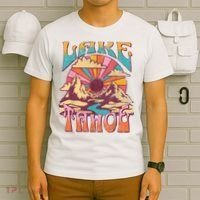 Lake Tahoe California Nature Hiking Mountains Outdoors Retro T-Shirt thumb 6