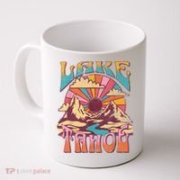 Lake Tahoe California Nature Hiking Mountains Outdoors Retro Coffee Mug thumb 0