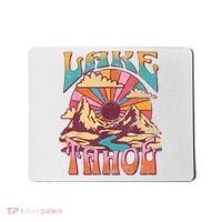 Lake Tahoe California Nature Hiking Mountains Outdoors Retro Mousepad thumb 0