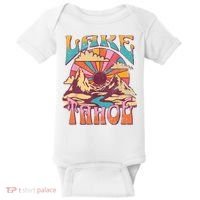 Lake Tahoe California Nature Hiking Mountains Outdoors Retro Baby Bodysuit thumb 0