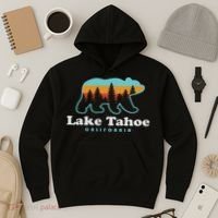 Lake Tahoe California Bear Mountains Hiking Hoodie thumb 3