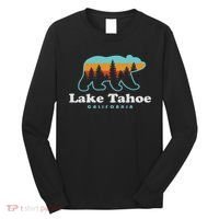 Lake Tahoe California Bear Mountains Hiking Long Sleeve Shirt thumb 0