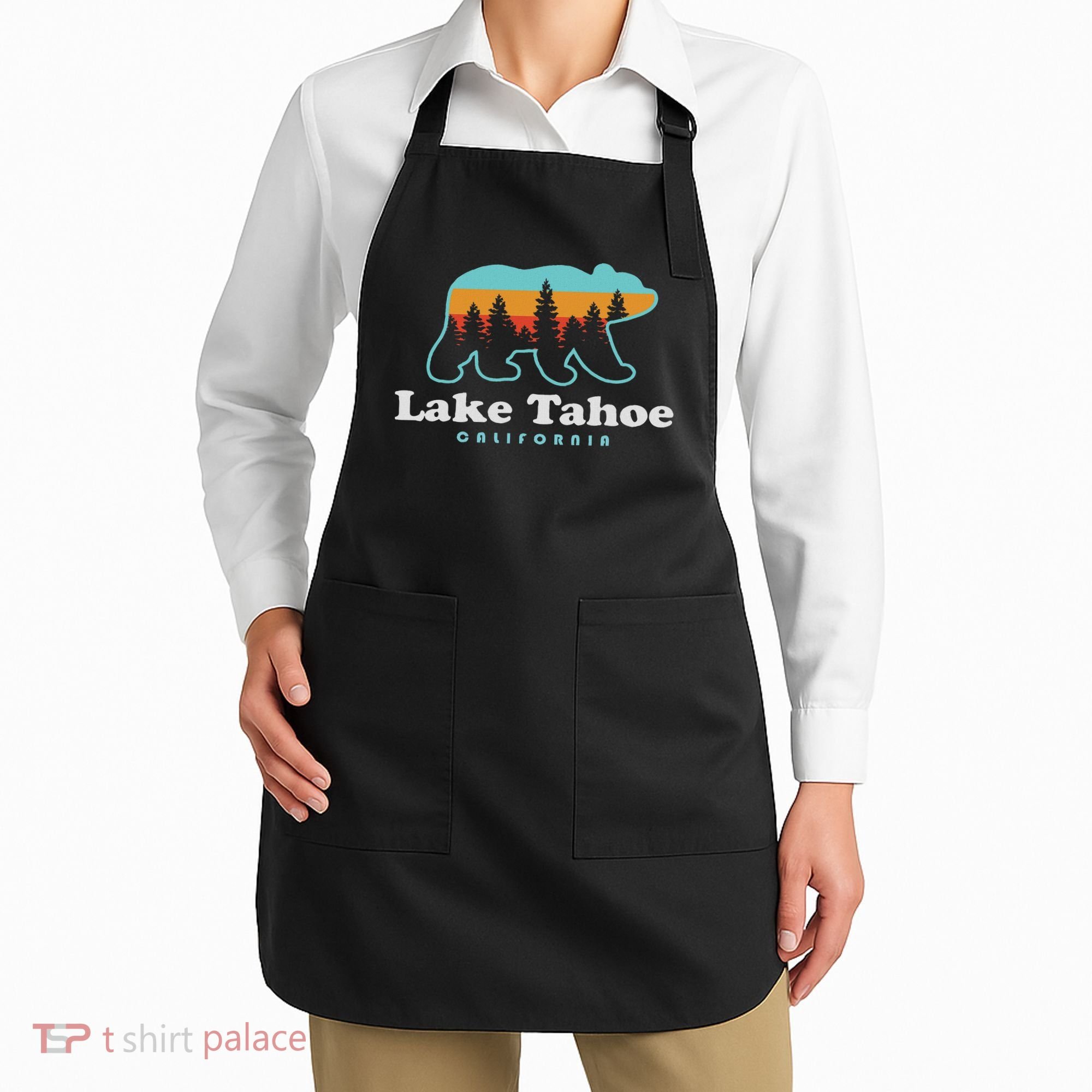 Lake Tahoe California Bear Mountains Hiking Apron