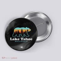 Lake Tahoe California Bear Mountains Hiking Button thumb 0